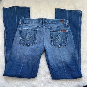 7 For All Mankind A Pocket Boot Cut Jeans Size 30